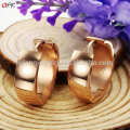 Fashion exotic earrings,rose gold slide earring for women